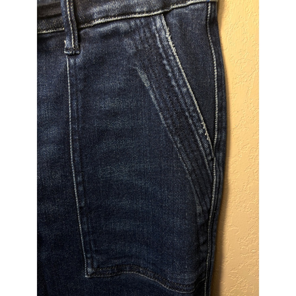 Judy Blue Los Angeles Dark Wash Denim Jogger Jeans Size 7/28 Drawstring Waist - Picture 8 of 11